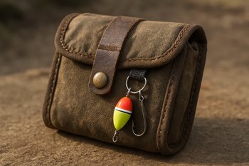 Небольшой карманный чехол с компактным набором снастей для одного маршрута